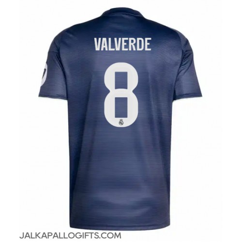 Real Madrid Federico Valverde #8 Vieraspaita 2025-26 Lyhythihainen